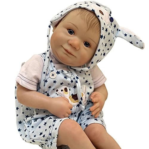 Rebirth Baby Doll - 20 Inch Vinyl Cotton Body Blue Eyes
