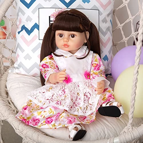 Reborn Baby Doll - 22 Inch Silicone Baby Girl Ages 3+