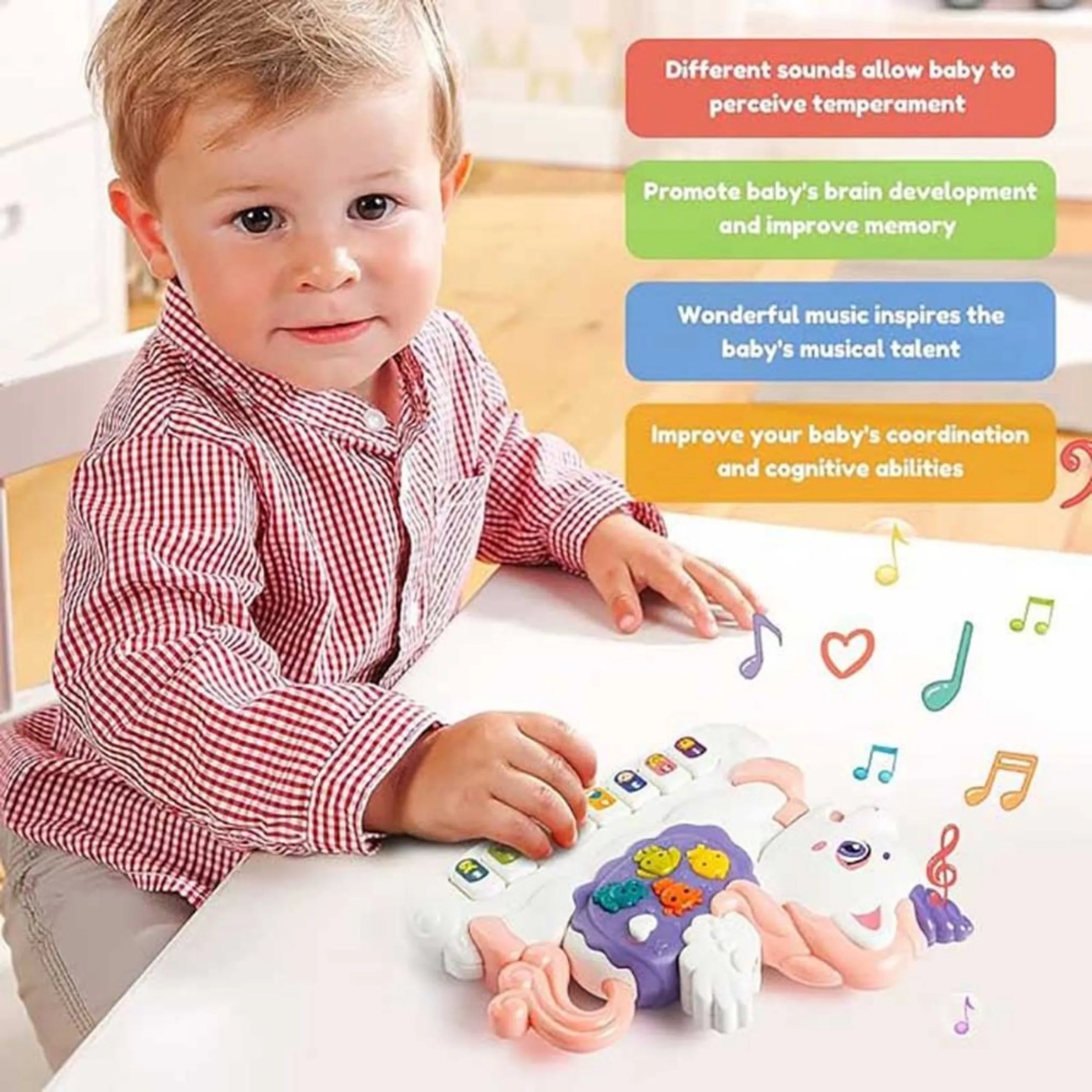 Baby Stroller Plush Hanging Mobile Rattle Toy - Suitable for 3 months and above