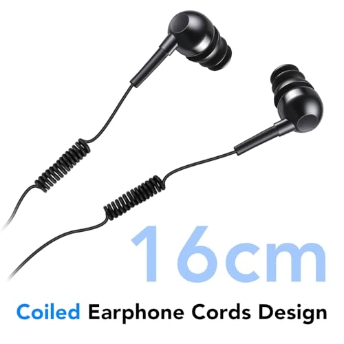 IPX8 Waterproof in-Ear Earphones - Wired Earphone