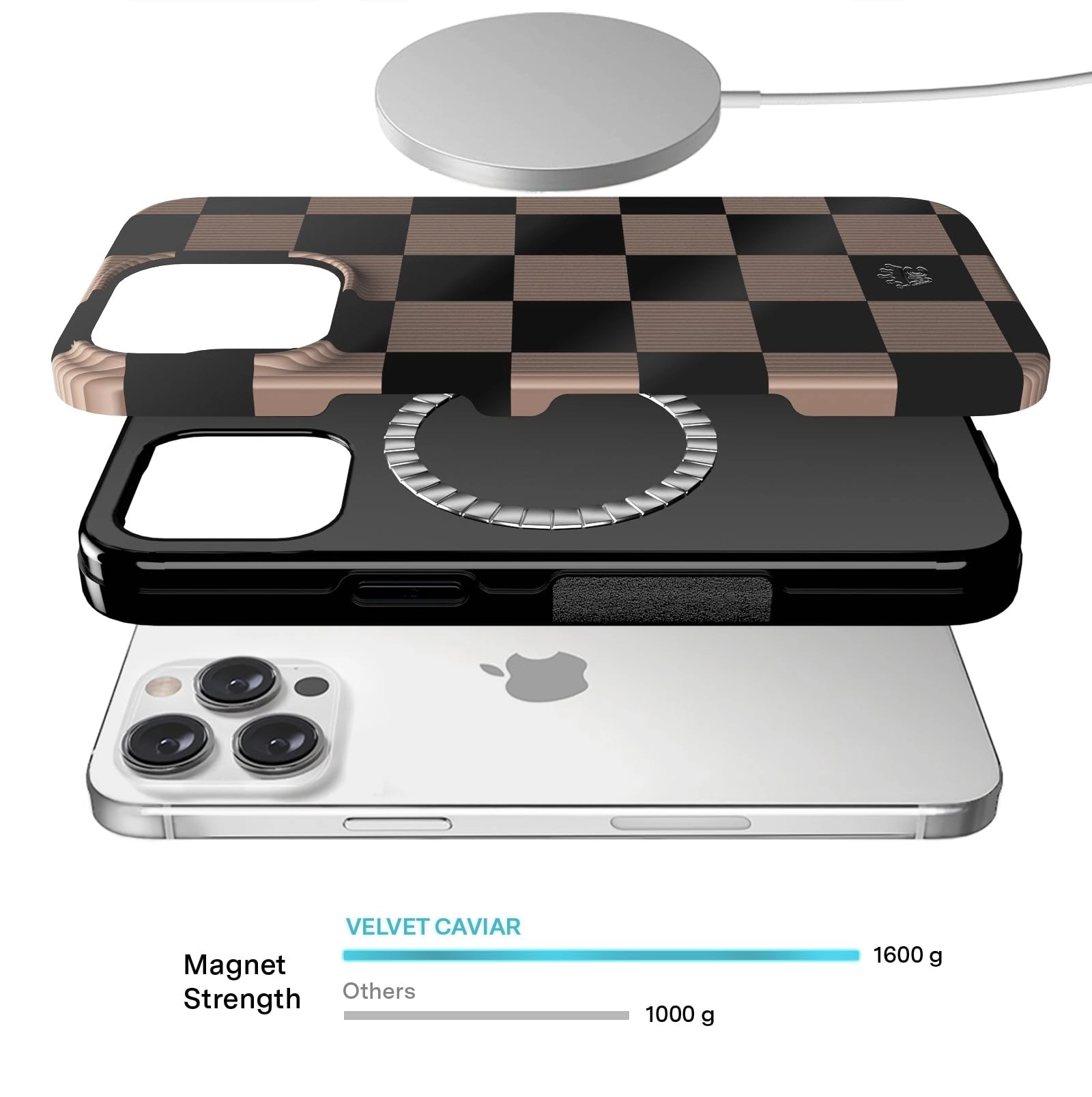 Checkered Basic Case with MagSafe for iPhone 13 Pro Max
