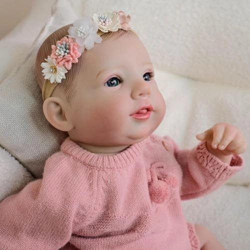 Reborn Baby Doll - 19 inch Vinyl Girl Ages 3+