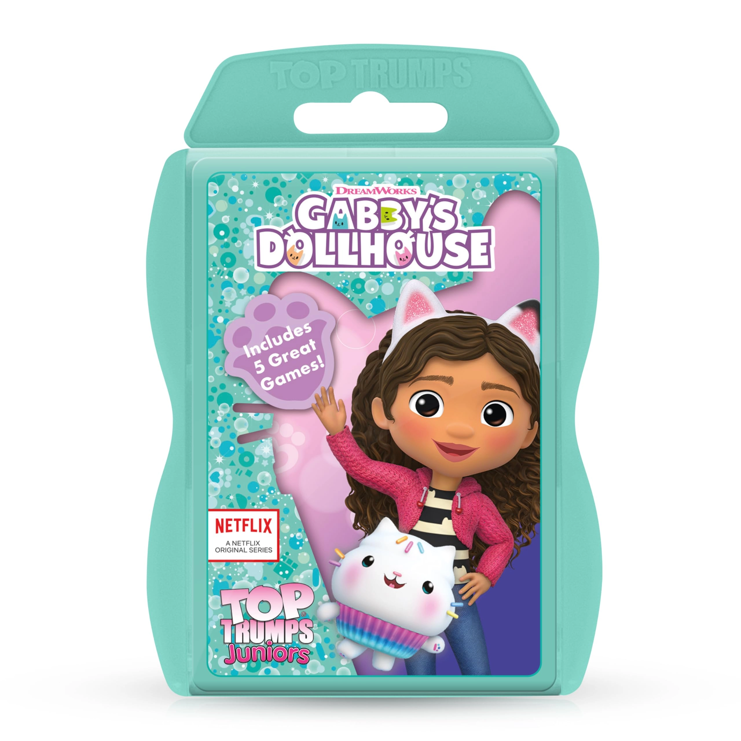 Top Trumps Gabby's Dollhouse Junior Card Game - English 3 years and up