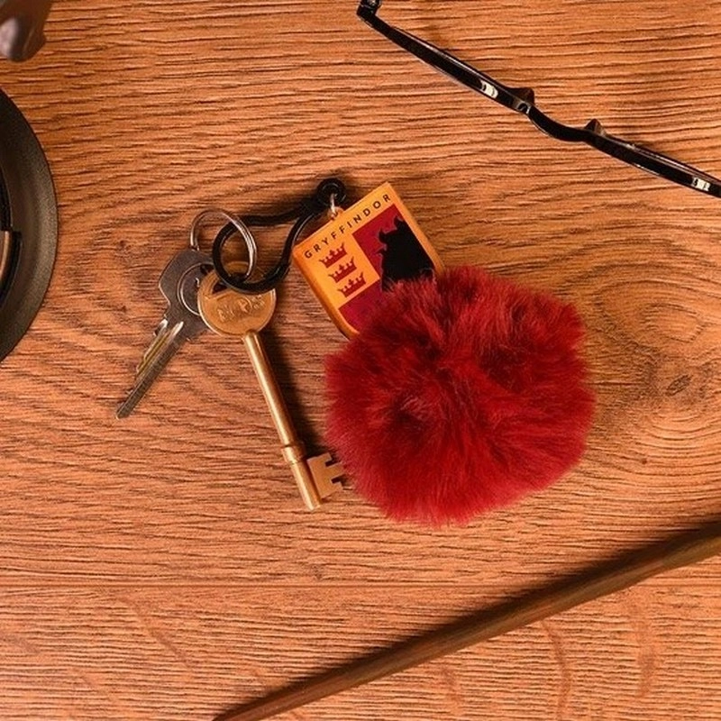 Harry Potter Gryffindor Pom Pom Keychain