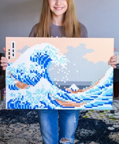 Pixel Art Puzzle Bricks - Colorful 4187