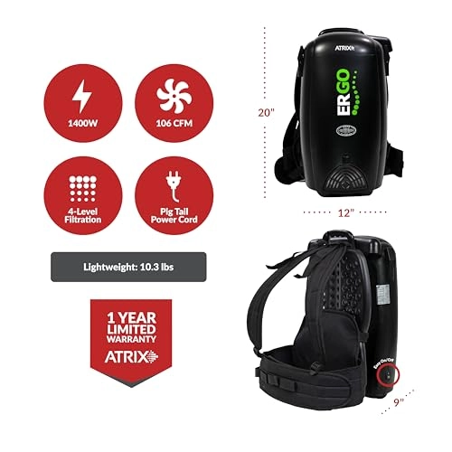 HEPA Backpack Vacuum (VACBP10)