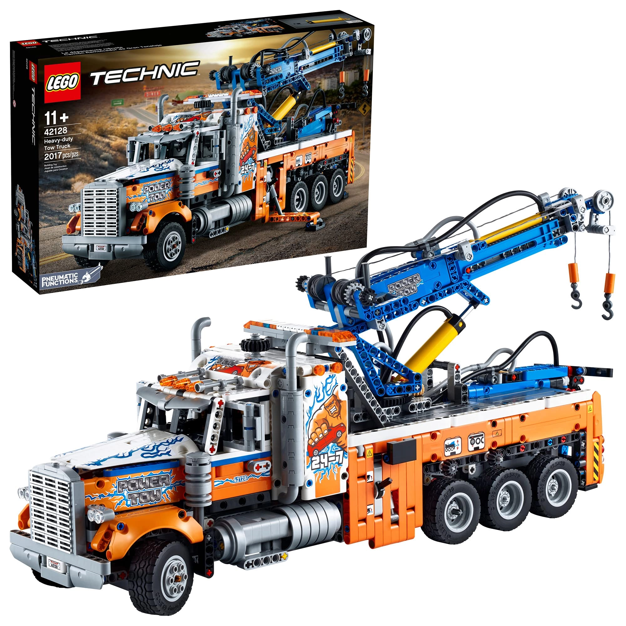 LEGO Technic Heavy-Duty Tow Truck (42128) - Engineering for Kids Series