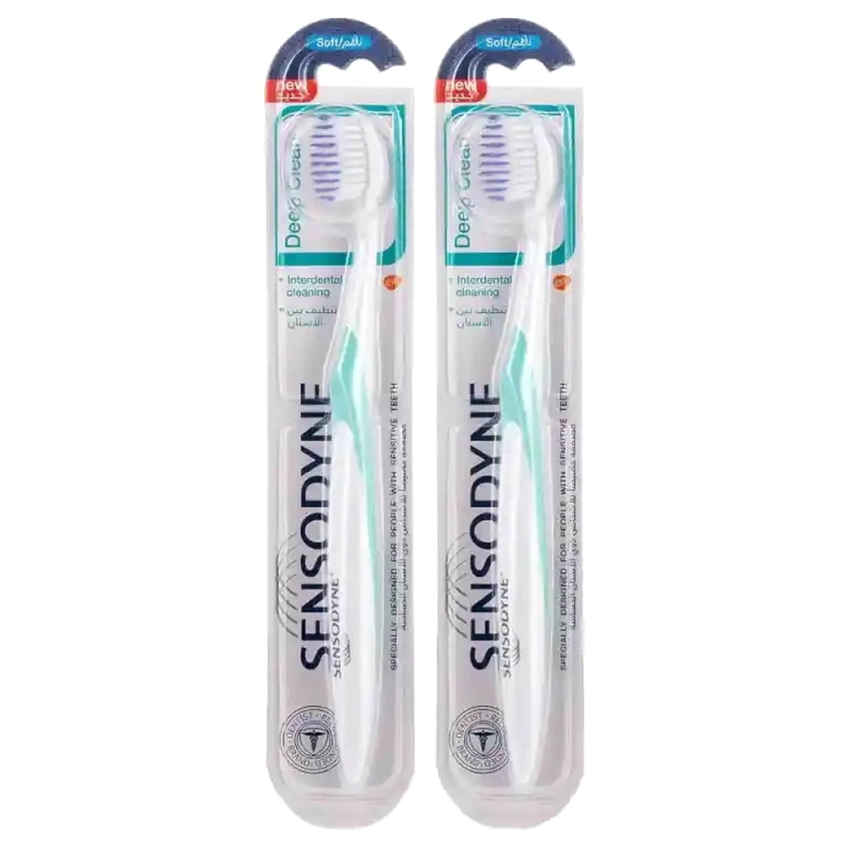 Sensodyne Deep Clean Tooth Brush - Soft 2-Piece Pack