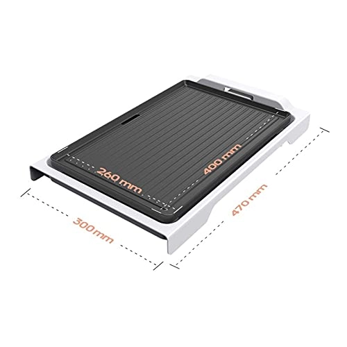 2-tier electric grill pan - 1200 W 5-7 peoples