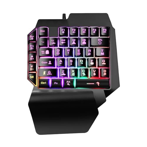 One Handed Gaming Keyboard - Wired