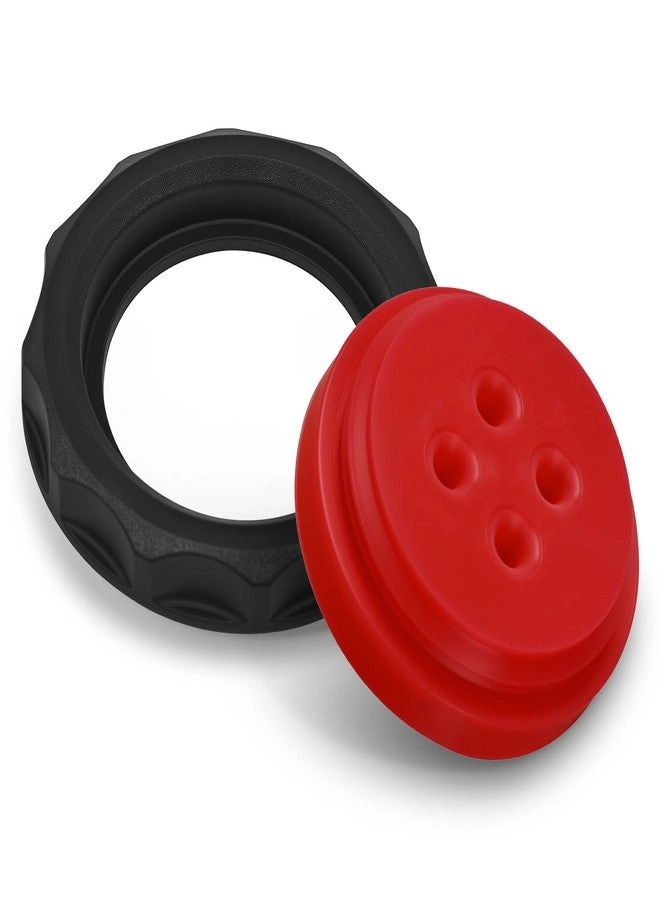 Czarixa Shower Head Ring and Seal - 6cm 1cm Black & Red