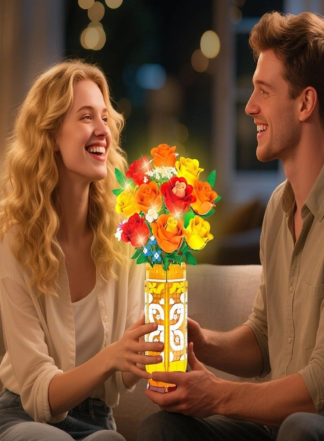 Flower Bouquet Building Set - 3.6pcs