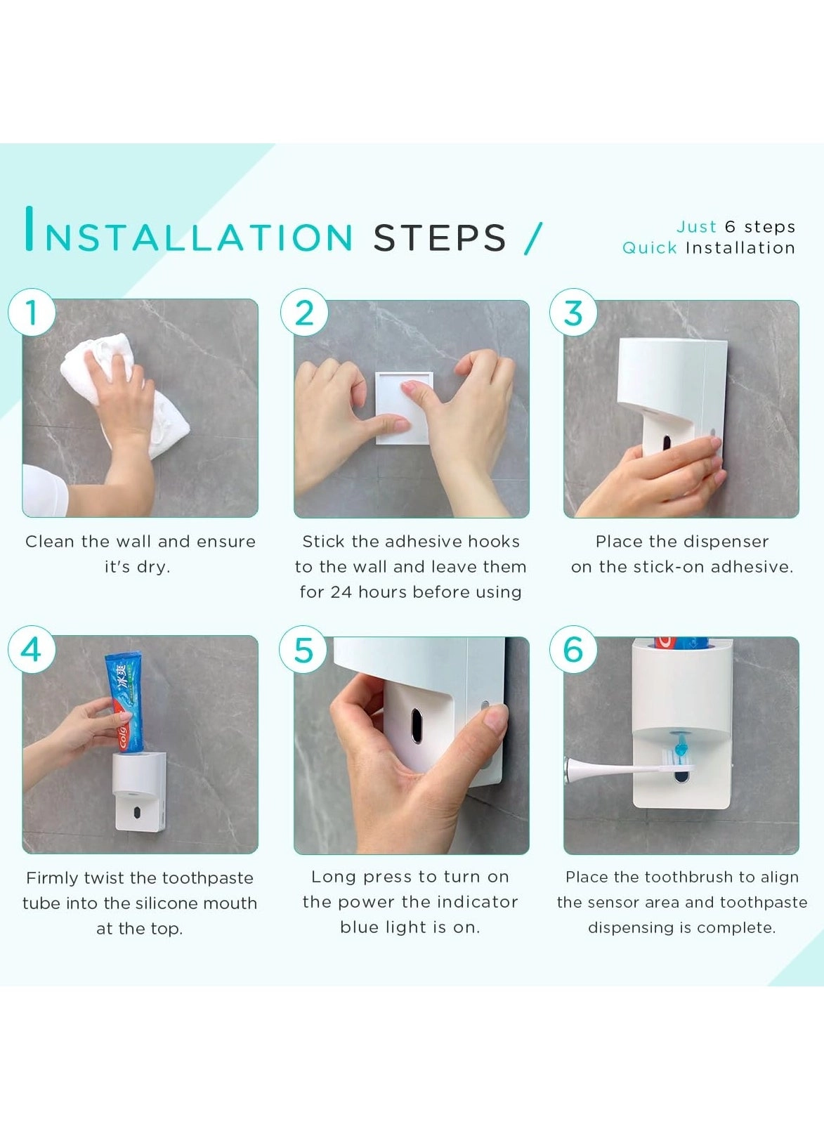 Toothpaste Dispenser - Wall Mounted