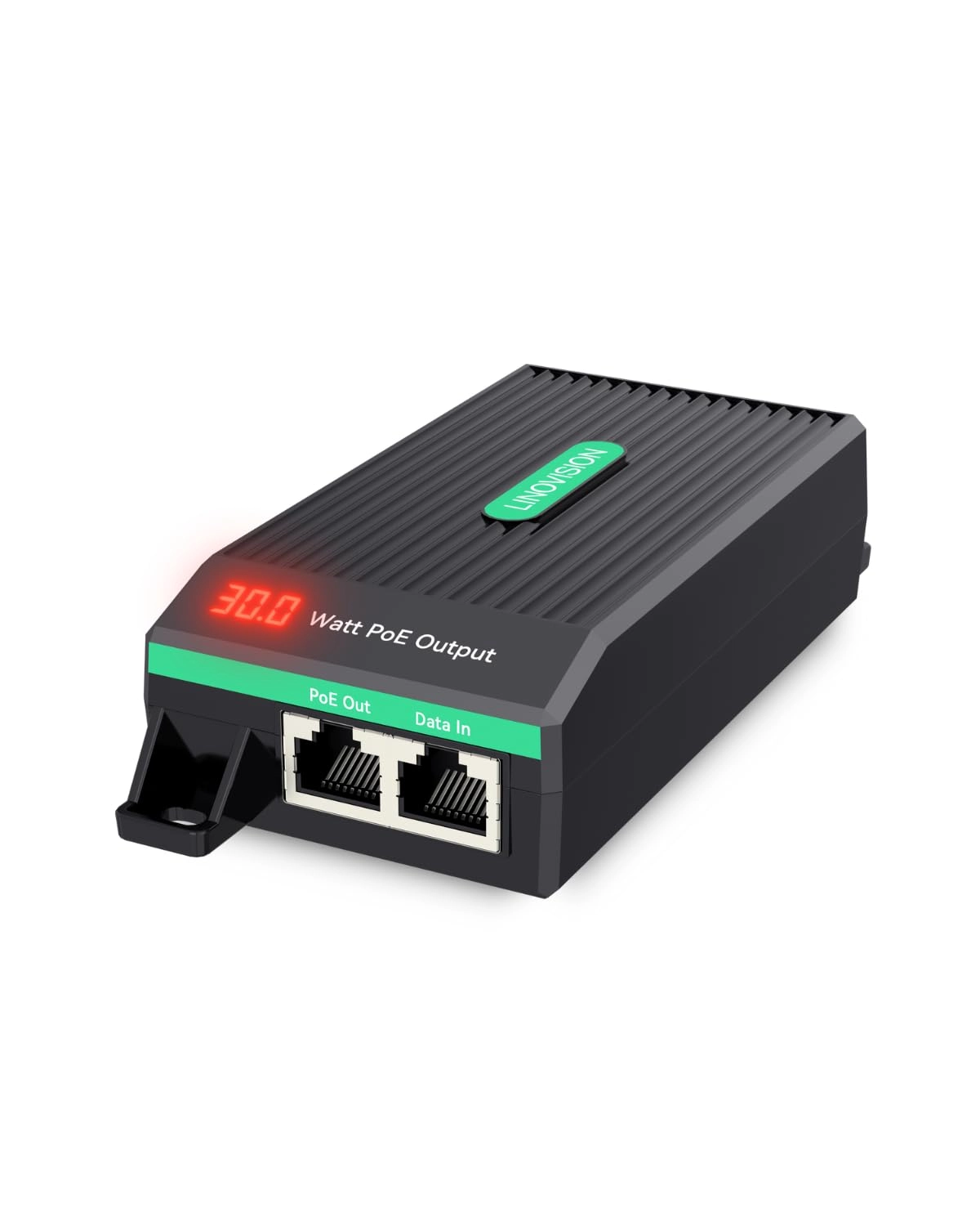 LINOVISION POE+ Injector - 30W IEEE802.3af/at Gigabit