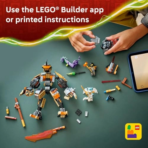 NINJAGO Cole's Mission Mech & Dragon Zane (71854)