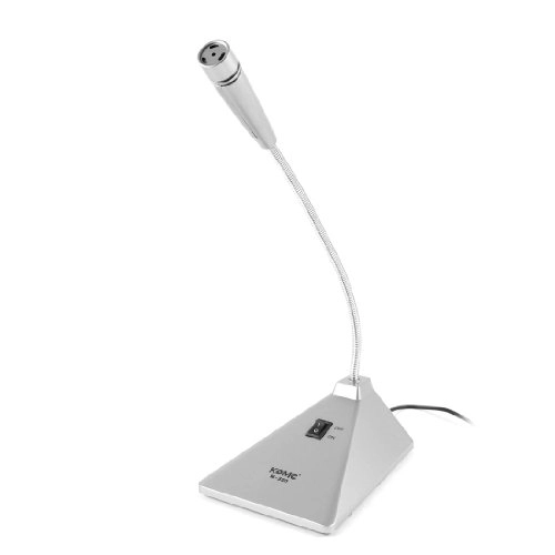 3.5mm Stereo Studio Speech Microphone Mic Stand Mount - Black Small