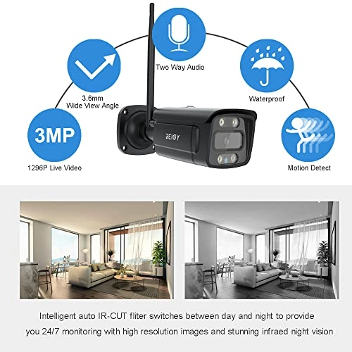 3MP Light Nero NHD-EU - 4x 8CH 1296P