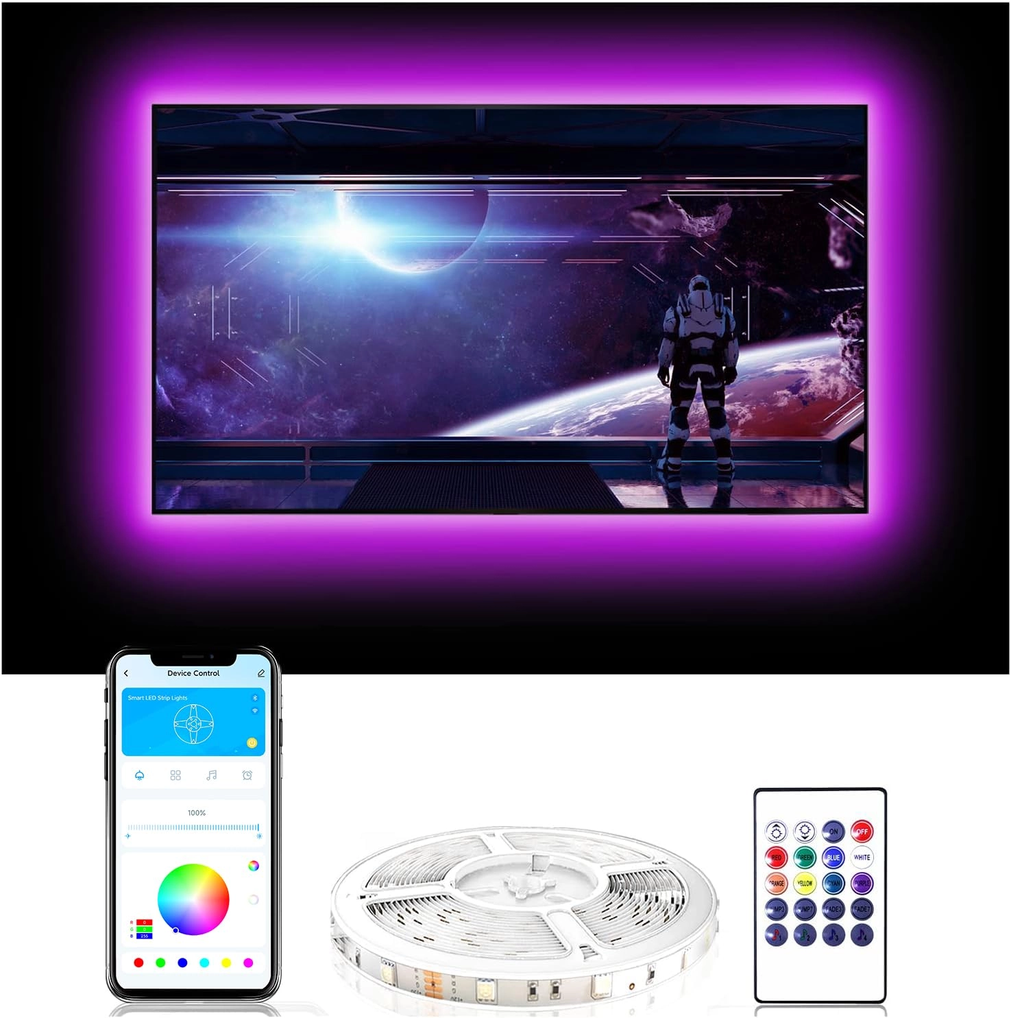 LED Lights for TV - 15ft