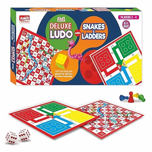 Ludo + Snake & Ladders Deluxe