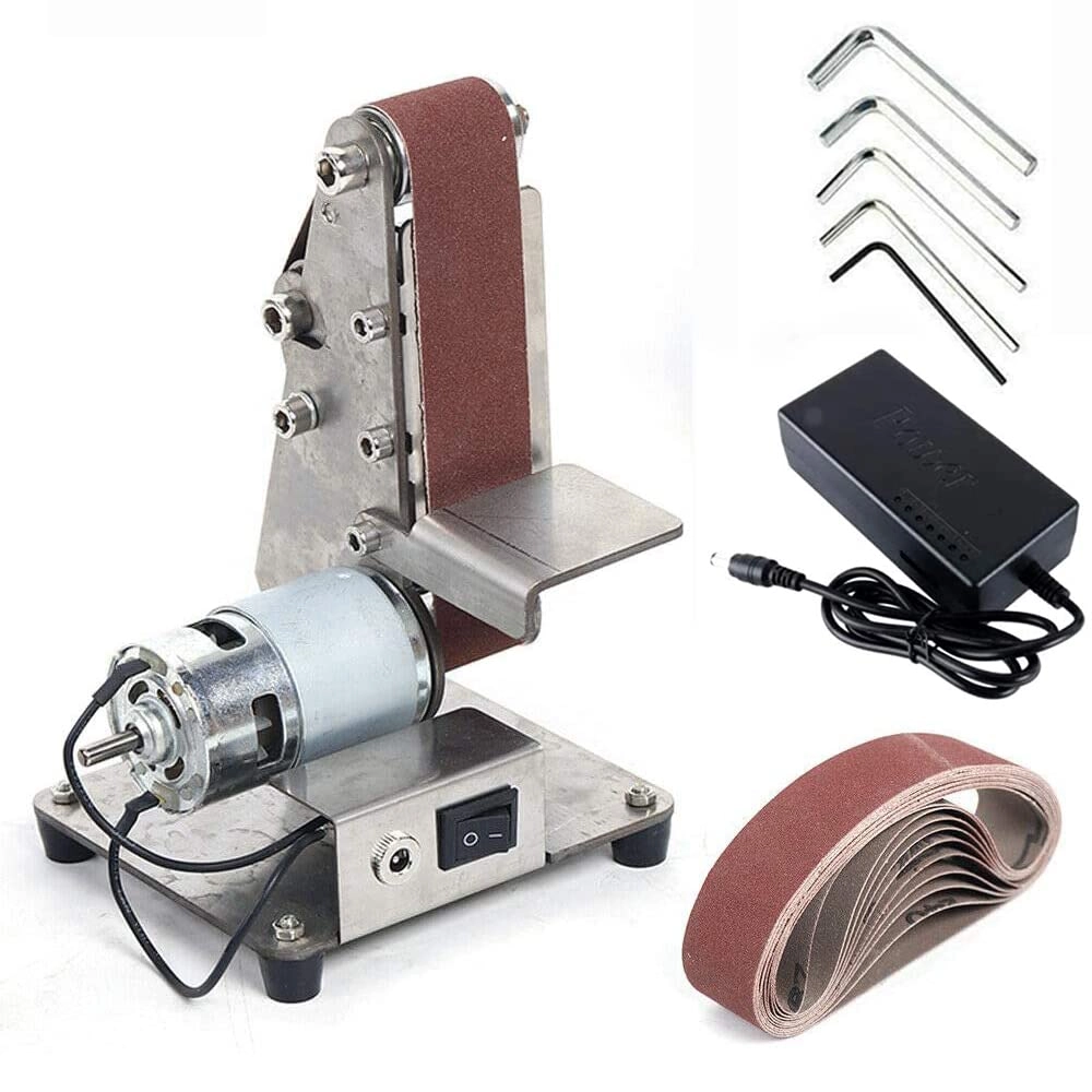 Mini Belt Sander - Polish Electric Grinder 10PCS Abrasive Belt