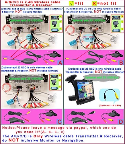 CCD HD Auto Car Rear View Camera - Night vision 420-700TV Lines