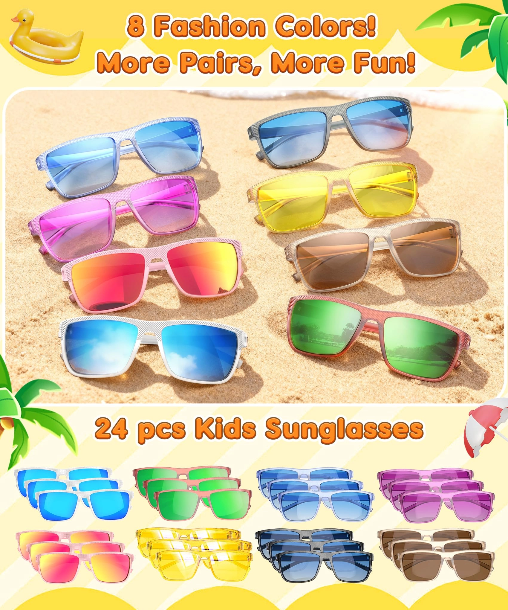Kids Sunglasses - Red