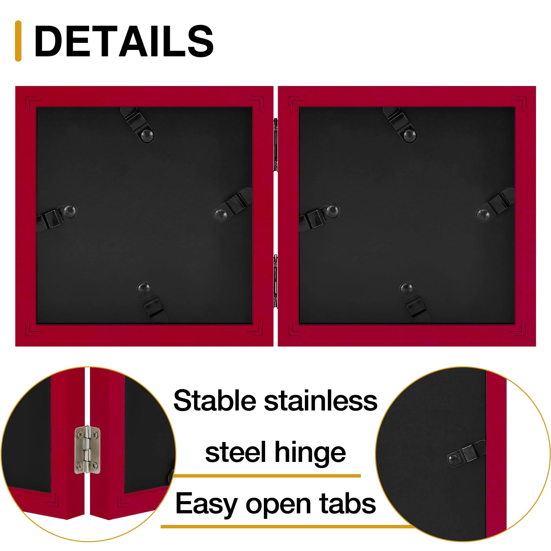 Double Picture Frame - 4x4 2.0 Count