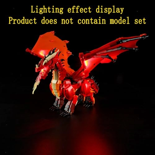 Light Set Compatible with LEGO Ideas 21348 - Plastic Dungeons & Dragons 1 4.5-5V