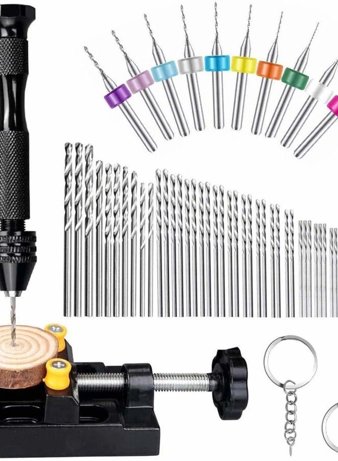 AUGENWEIDE Pin Vise Hand Drill - 62 Pieces 0.3-3.0mm