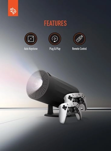 4K Gaming Projector PDX639-BK 150-200 ANSI Lumens