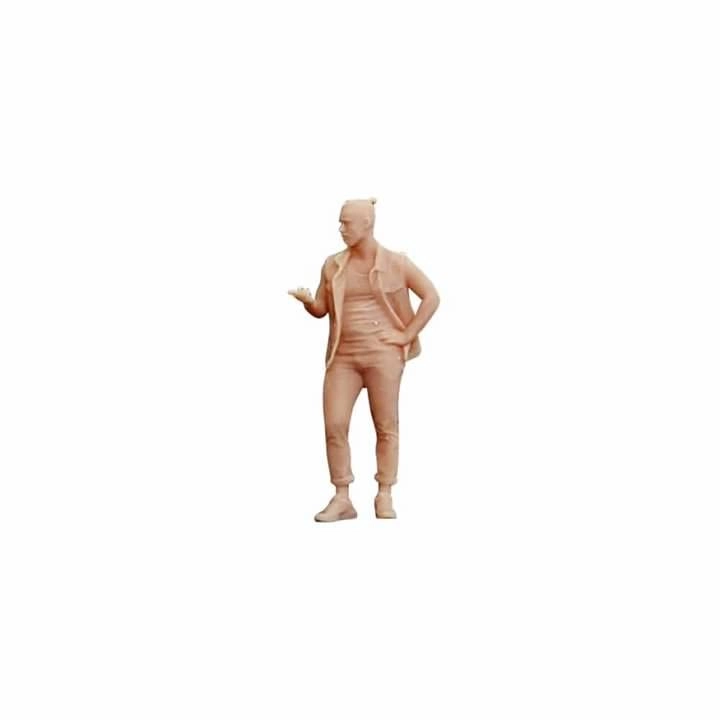 ZEDACA Figure Stand Man - 1.0 Count 1/43