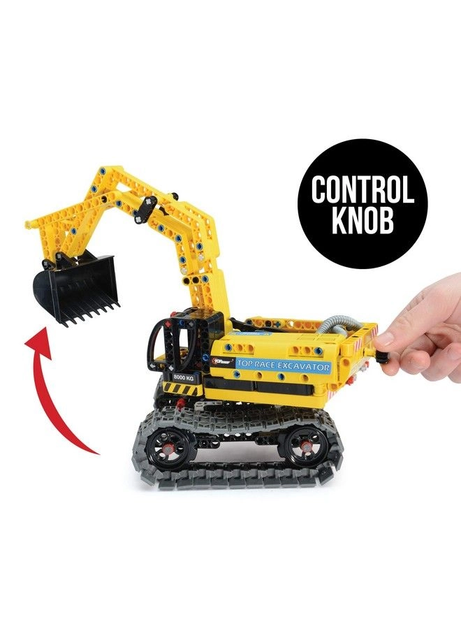 2 In 1 Model Set Excavator Toy And Robot Toy - Construction