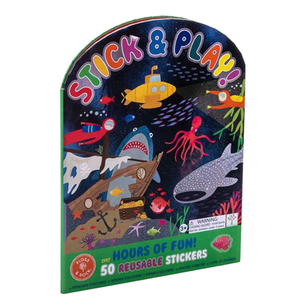Floss & Rock Deep Sea Sticker Book 50 pcs