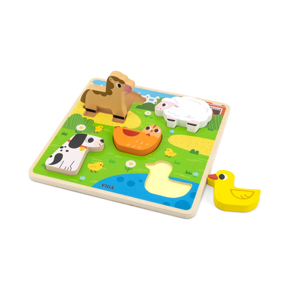 Tactile Puzzle - Suitable for 18 months & above 5 Pcs