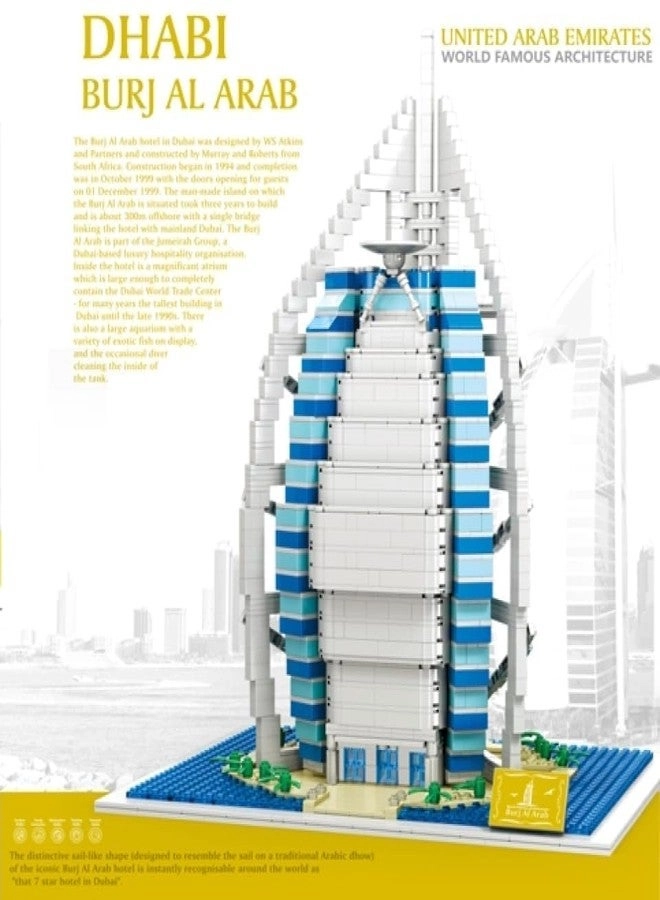 Dhabi Burj-Al-Arab Hotel - 2280 pcs