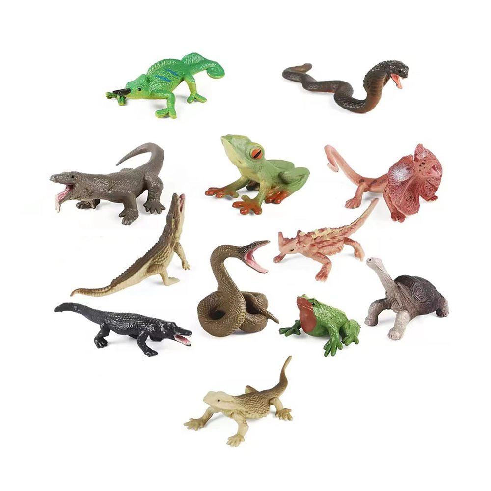 Cold Blooded Animal Toy Reptiles Set (34212842-KZ956_010F) 6 pcs