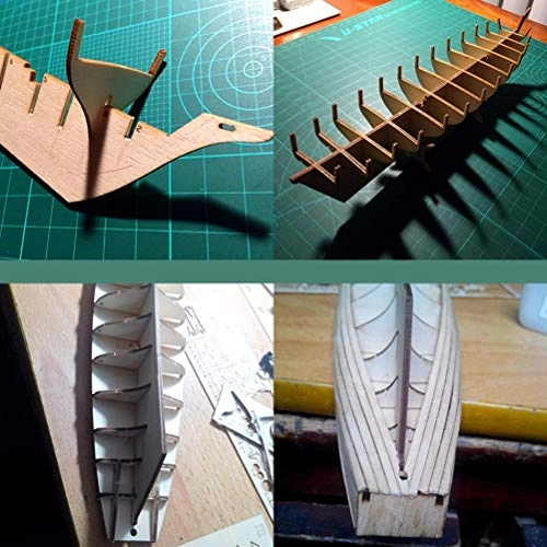 Sailboat Ship Kit - 400*150*270mm Wood Color