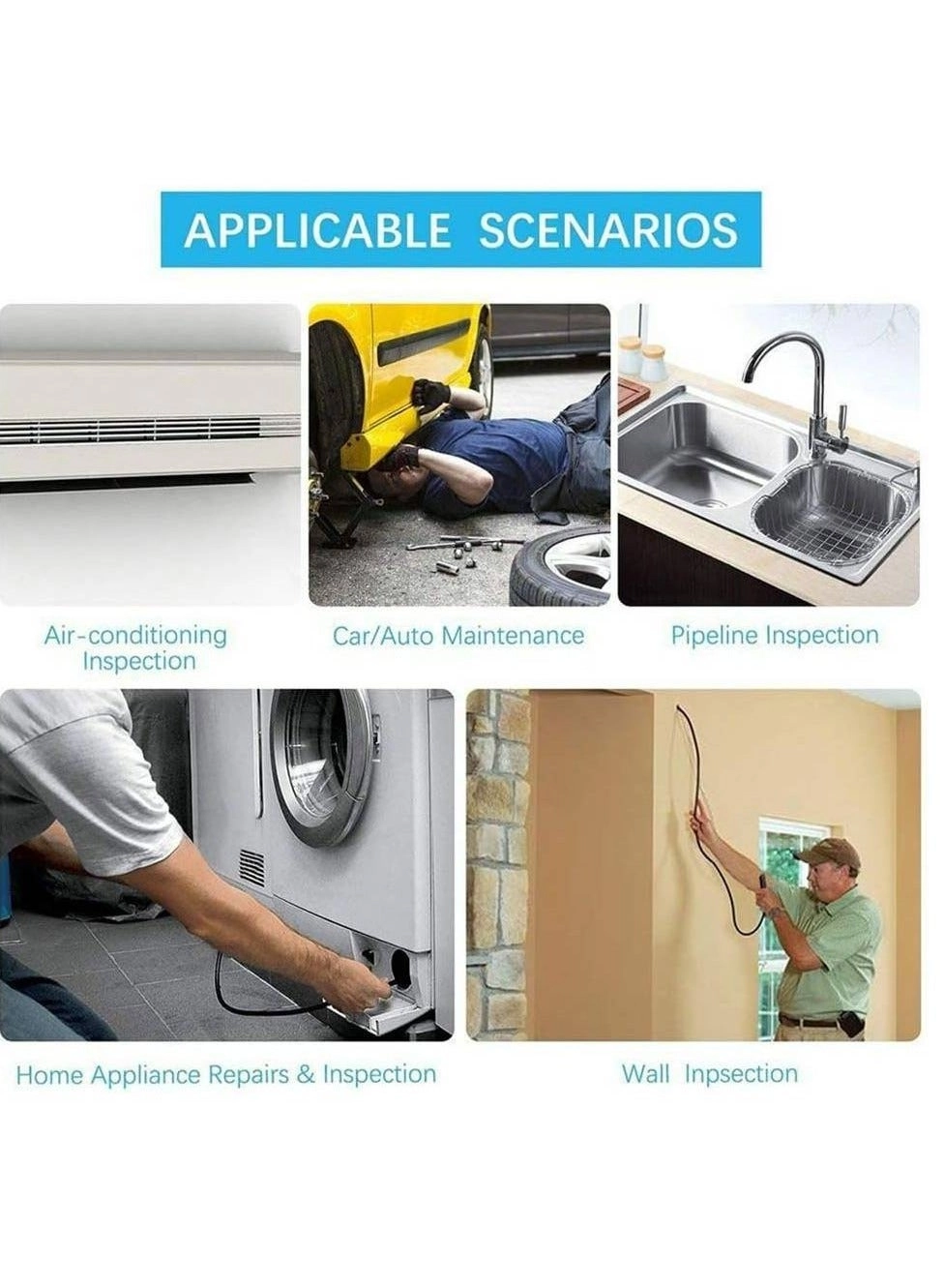 3-in-1 Type-C USB Endoscope - HD Waterproof Smartphone Compatible