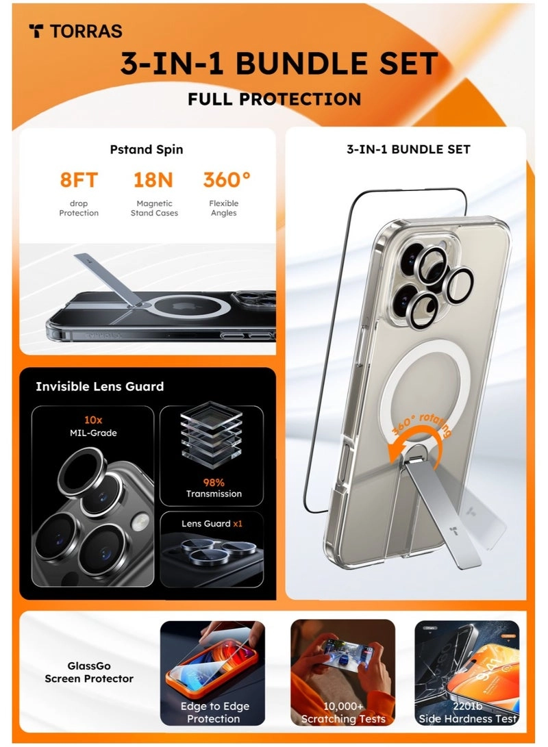 Pstand Case with MagSafe for iPhone 16 Pro Max
