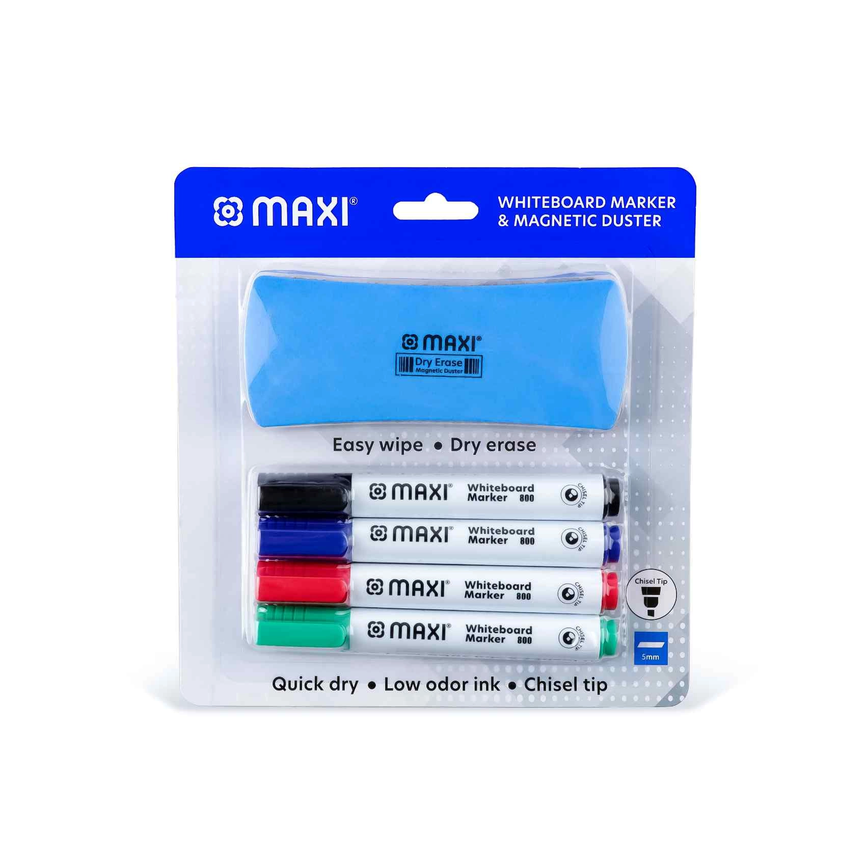 Maxi Chisel Tip Whiteboard Marker - Multicolour