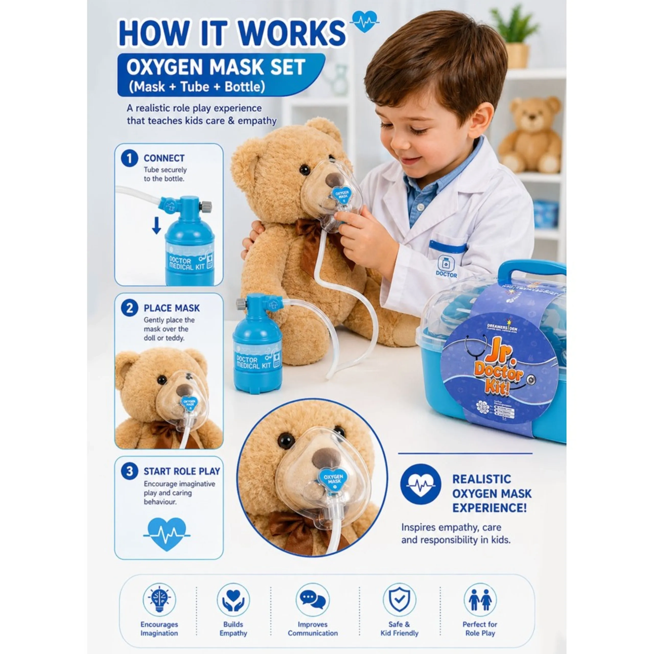 Medical Playset - 9 pcs