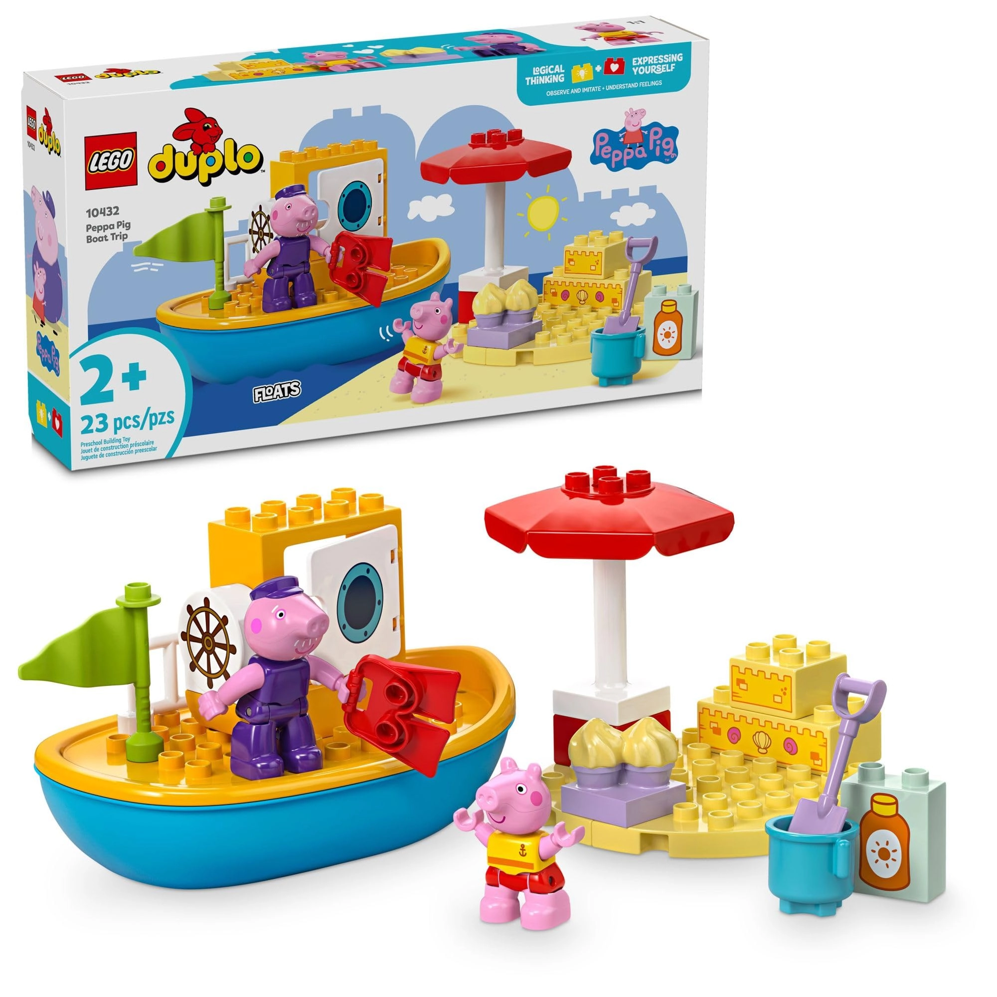 Peppa Pig Boat Trip (10432) - Summer Bricks Set