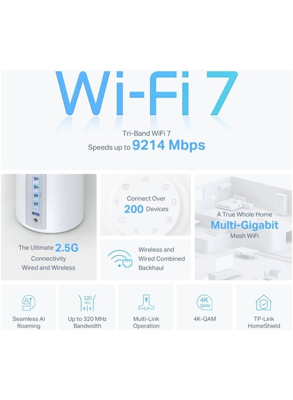 BE65 + BE9300 - WIFI 7 3-Pack