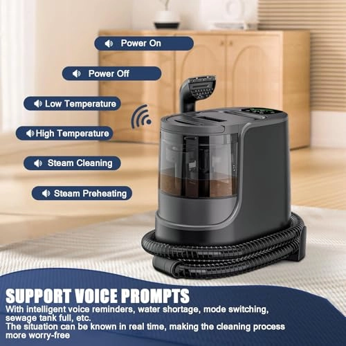 Portable Steam Carpet Cleaner Machine - Spray Suction Three-in-One 400W