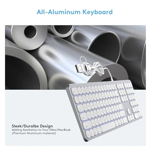 Backlit Keyboard for Apple Mac - US Wired