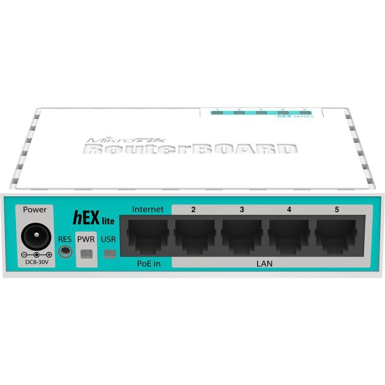 Mikrotik hEX lite RB750r2 - White Ethernet