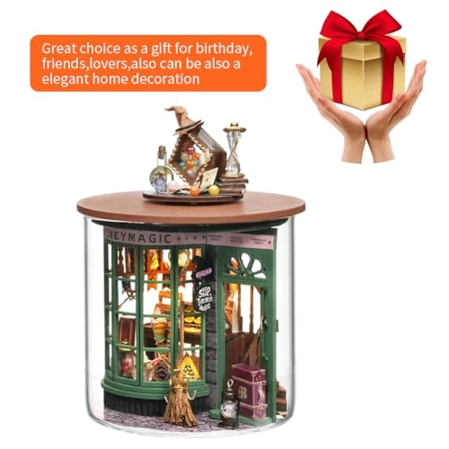 3D Wooden Puzzle Bookshelf Insert - Library of Books 1:24