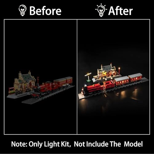 Lighting Kit 76423 - Plastic for LEGO Hogwarts Express Train 76423