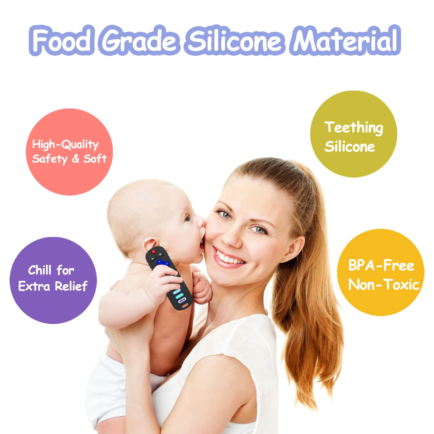 Remote Control Teether - Silicone