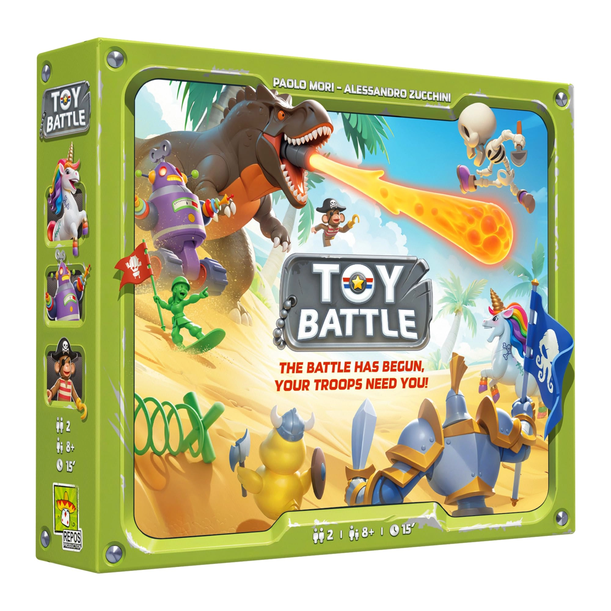 Asmodee Toy Battle: Tactical Tile Placement and Troop Strategy
